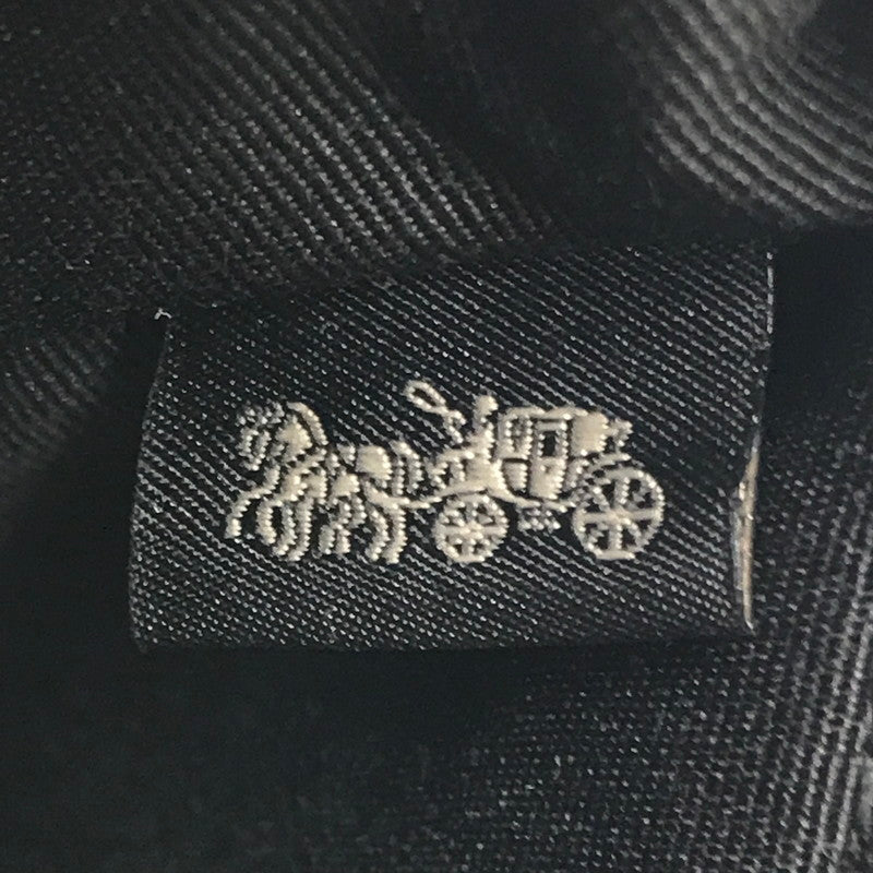 【中古品】【レディース】 COACH コーチ × DISNEY ディズニー SNEEZY CLUTCH BAG F72912 白雪姫 七人のこびと クラッチバッグ カバン 180-260510-na-13-tagh カラー：ブラック 万代Net店