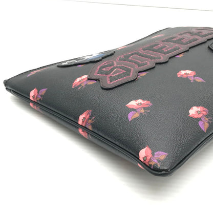 【中古品】【レディース】 COACH コーチ × DISNEY ディズニー SNEEZY CLUTCH BAG F72912 白雪姫 七人のこびと クラッチバッグ カバン 180-260510-na-13-tagh カラー：ブラック 万代Net店