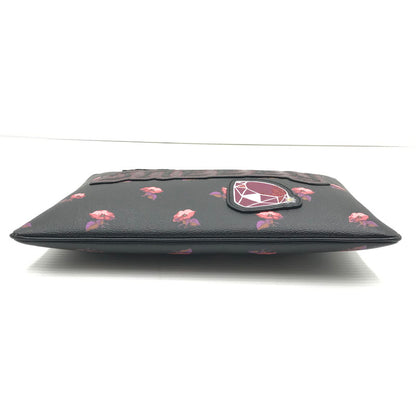 【中古品】【レディース】 COACH コーチ × DISNEY ディズニー SNEEZY CLUTCH BAG F72912 白雪姫 七人のこびと クラッチバッグ カバン 180-260510-na-13-tagh カラー：ブラック 万代Net店