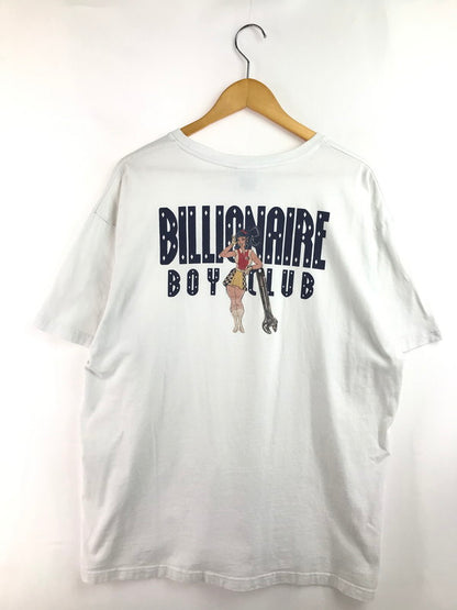【現状渡し品】【メンズ】 Billionaire Boys Club ビリオネアボーイズクラブ RACING GIRL S/S T-SHIRT レーシング ガール Tシャツ 半袖Tシャツ 142-260225-na-09-tag サイズ：XXL カラー：ホワイト 万代Net店