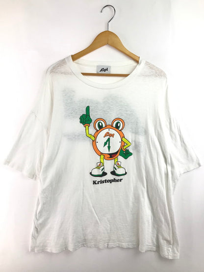 【中古品】【メンズ】 AIPL エイプル ×KRISTOPHER KITES クリストファー カイト S/S PRINT T-SHIRT 80000015 プリントTシャツ 半袖Tシャツ 142-260225-na-10-tag サイズ：XXL カラー：ホワイト 万代Net店