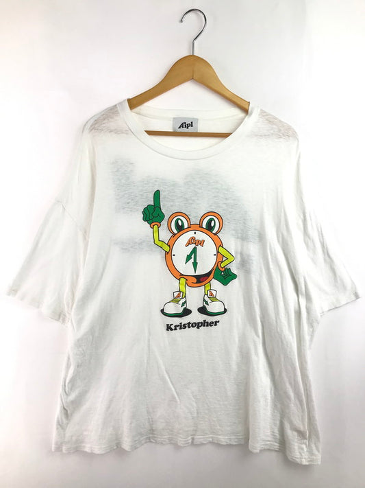 【中古品】【メンズ】 AIPL エイプル ×KRISTOPHER KITES クリストファー カイト S/S PRINT T-SHIRT 80000015 プリントTシャツ 半袖Tシャツ 142-260225-na-10-tag サイズ：XXL カラー：ホワイト 万代Net店