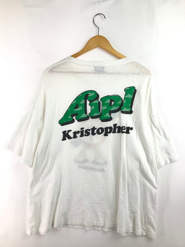 【中古品】【メンズ】 AIPL エイプル ×KRISTOPHER KITES クリストファー カイト S/S PRINT T-SHIRT 80000015 プリントTシャツ 半袖Tシャツ 142-260225-na-10-tag サイズ：XXL カラー：ホワイト 万代Net店