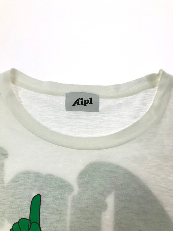 【中古品】【メンズ】 AIPL エイプル ×KRISTOPHER KITES クリストファー カイト S/S PRINT T-SHIRT 80000015 プリントTシャツ 半袖Tシャツ 142-260225-na-10-tag サイズ：XXL カラー：ホワイト 万代Net店