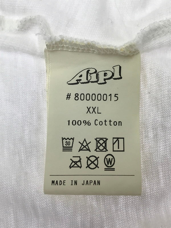 【中古品】【メンズ】 AIPL エイプル ×KRISTOPHER KITES クリストファー カイト S/S PRINT T-SHIRT 80000015 プリントTシャツ 半袖Tシャツ 142-260225-na-10-tag サイズ：XXL カラー：ホワイト 万代Net店