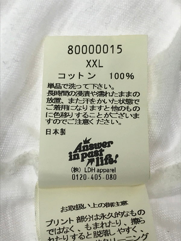 【中古品】【メンズ】 AIPL エイプル ×KRISTOPHER KITES クリストファー カイト S/S PRINT T-SHIRT 80000015 プリントTシャツ 半袖Tシャツ 142-260225-na-10-tag サイズ：XXL カラー：ホワイト 万代Net店