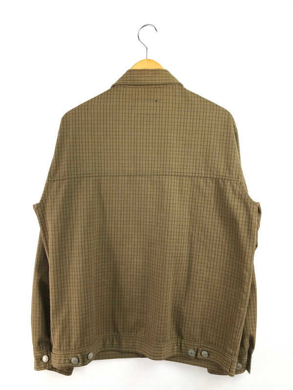 【中古品】【メンズ】 OLD STUSSY オールドステューシー 90'S CHECK TRACKER JACKET 90年代 チェック トラッカージャケット 紺タグ USA製 ライトアウター 142-260224-na-19-tag サイズ：L カラー：ブラウン系 万代Net店
