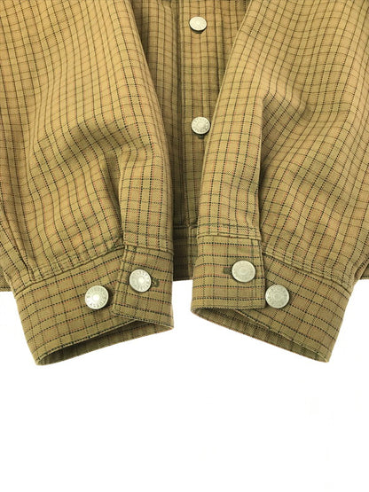 【中古品】【メンズ】 OLD STUSSY オールドステューシー 90'S CHECK TRACKER JACKET 90年代 チェック トラッカージャケット 紺タグ USA製 ライトアウター 142-260224-na-19-tag サイズ：L カラー：ブラウン系 万代Net店