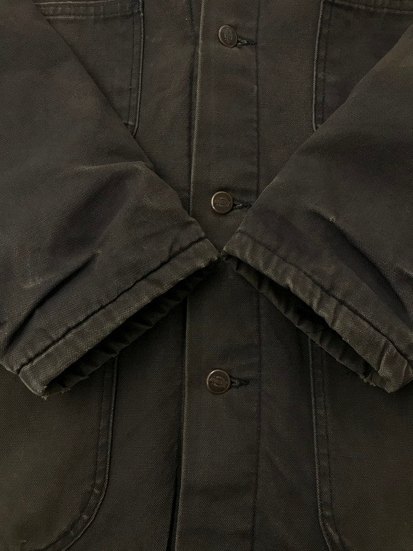 【中古品】【メンズ】 Dickies ディッキーズ 80～90's BLANKET LINER DUCK COVERALL JACKET USA製 80～90年代 ブランケット ライナー ダック カバーオール ジャケット 146-260304-rt-26-tag サイズ：XL カラー：ブラウン 万代Net店