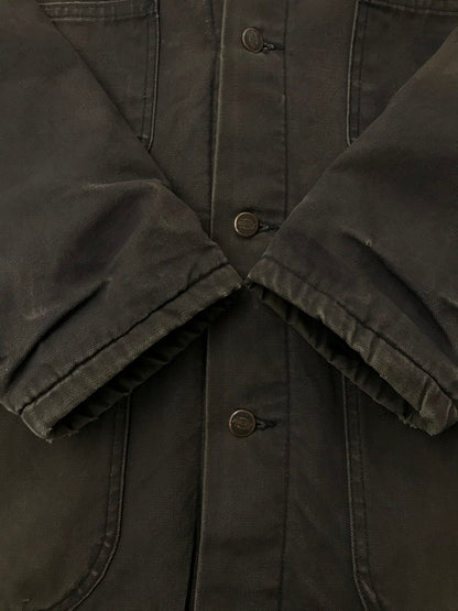 【中古品】【メンズ】 Dickies ディッキーズ 80～90's BLANKET LINER DUCK COVERALL JACKET USA製 80～90年代 ブランケット ライナー ダック カバーオール ジャケット 146-260304-rt-26-tag サイズ：XL カラー：ブラウン 万代Net店