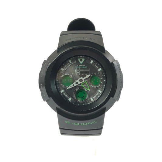 【中古品】【メンズ】 G-SHOCK ジーショック ANALOG-DIGITAL AWG-M500F タフソーラー アナログデジタル 腕時計 196-260301-na-17-tag カラー：ブラック 万代Net店