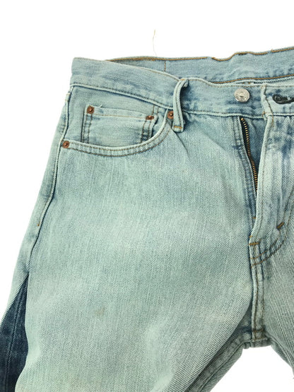 【中古品】【メンズ】 Levi's リーバイス REMAKE DENIM PANTS LIGHT BLUE BLUE リメイク デニムパンツ ジーンズ ボトムス 157-260312-rt-08-tag サイズ：W31 カラー：インディゴ 万代Net店