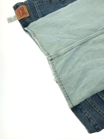 【中古品】【メンズ】 Levi's リーバイス REMAKE DENIM PANTS LIGHT BLUE BLUE リメイク デニムパンツ ジーンズ ボトムス 157-260312-rt-08-tag サイズ：W31 カラー：インディゴ 万代Net店