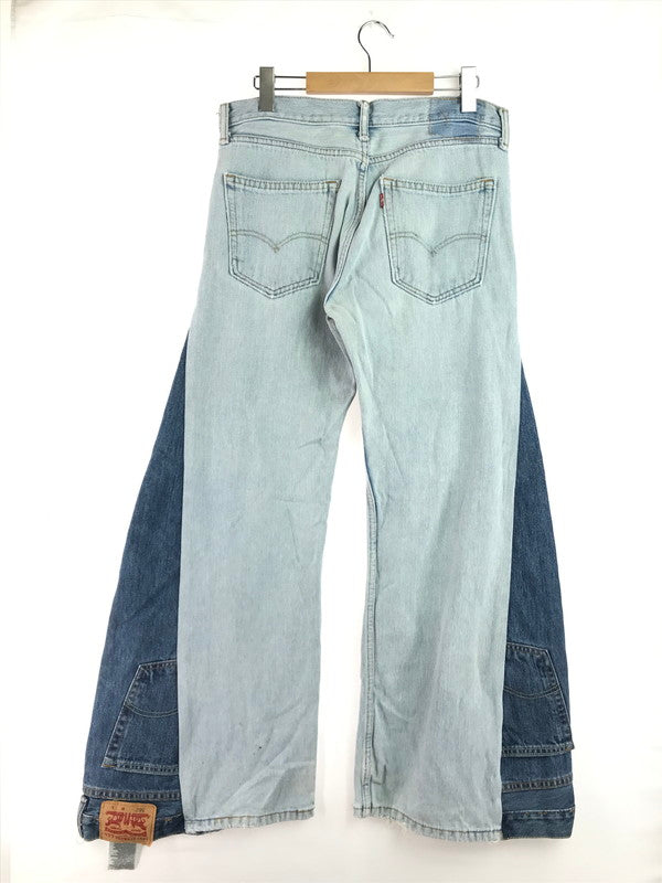 【中古品】【メンズ】 Levi's リーバイス REMAKE DENIM PANTS LIGHT BLUE BLUE リメイク デニムパンツ ジーンズ ボトムス 157-260312-rt-08-tag サイズ：W31 カラー：インディゴ 万代Net店