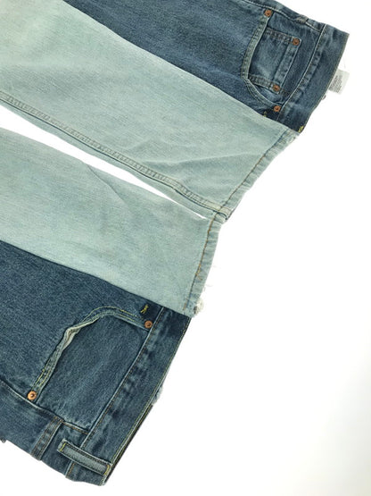 【中古品】【メンズ】 Levi's リーバイス REMAKE DENIM PANTS LIGHT BLUE BLUE リメイク デニムパンツ ジーンズ ボトムス 157-260312-rt-08-tag サイズ：W31 カラー：インディゴ 万代Net店