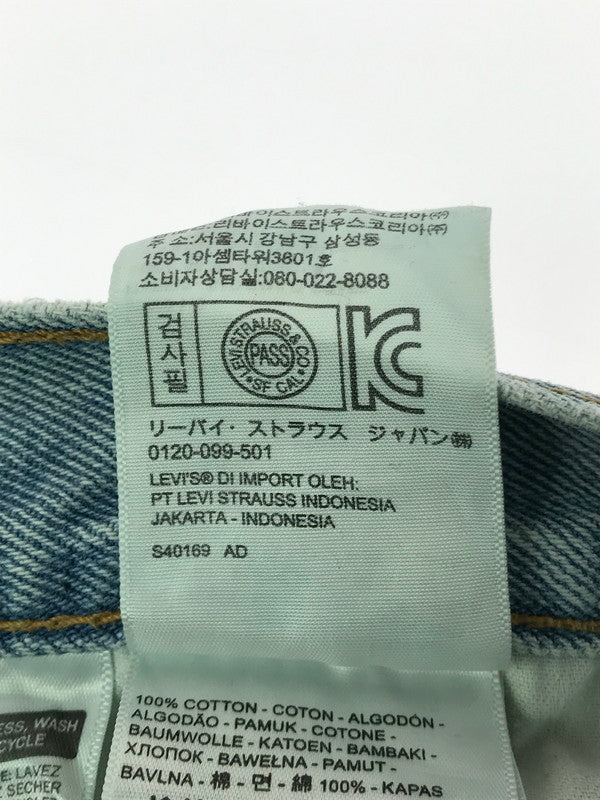【中古品】【メンズ】 Levi's リーバイス REMAKE DENIM PANTS LIGHT BLUE BLUE リメイク デニムパンツ ジーンズ ボトムス 157-260312-rt-08-tag サイズ：W31 カラー：インディゴ 万代Net店