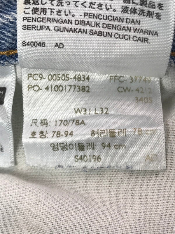【中古品】【メンズ】 Levi's リーバイス REMAKE DENIM PANTS LIGHT BLUE BLUE リメイク デニムパンツ ジーンズ ボトムス 157-260312-rt-08-tag サイズ：W31 カラー：インディゴ 万代Net店