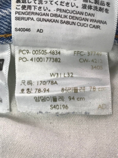 【中古品】【メンズ】 Levi's リーバイス REMAKE DENIM PANTS LIGHT BLUE BLUE リメイク デニムパンツ ジーンズ ボトムス 157-260312-rt-08-tag サイズ：W31 カラー：インディゴ 万代Net店