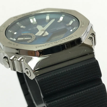 【中古品】【メンズ】 G-SHOCK ジーショック GBM-2100A-2BJF ANALOG-DIGITAL 2100 SERIES アナログ デジタル タフソーラー 腕時計 196-260308-na-18-tag カラー：ブラック/ブルー/シルバー 万代Net店