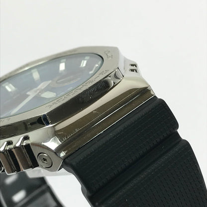 【中古品】【メンズ】 G-SHOCK ジーショック GBM-2100A-2BJF ANALOG-DIGITAL 2100 SERIES アナログ デジタル タフソーラー 腕時計 196-260308-na-18-tag カラー：ブラック/ブルー/シルバー 万代Net店