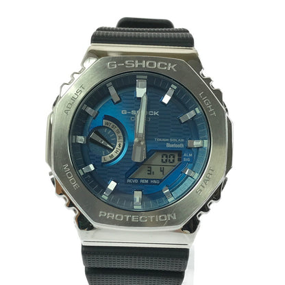 【中古品】【メンズ】 G-SHOCK ジーショック GBM-2100A-2BJF ANALOG-DIGITAL 2100 SERIES アナログ デジタル タフソーラー 腕時計 196-260308-na-18-tag カラー：ブラック/ブルー/シルバー 万代Net店