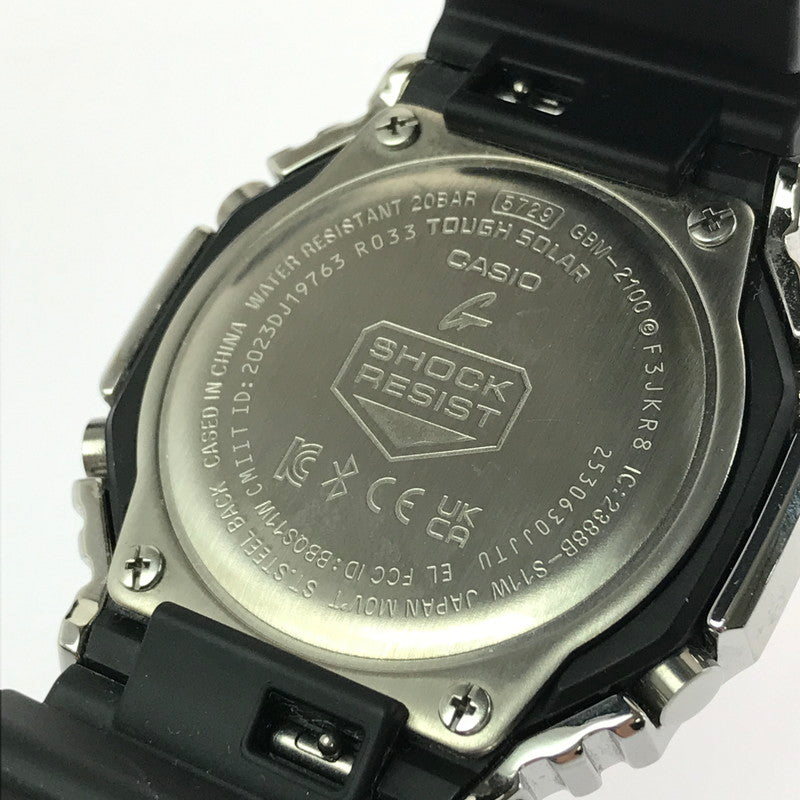 【中古品】【メンズ】 G-SHOCK ジーショック GBM-2100A-2BJF ANALOG-DIGITAL 2100 SERIES アナログ デジタル タフソーラー 腕時計 196-260308-na-18-tag カラー：ブラック/ブルー/シルバー 万代Net店