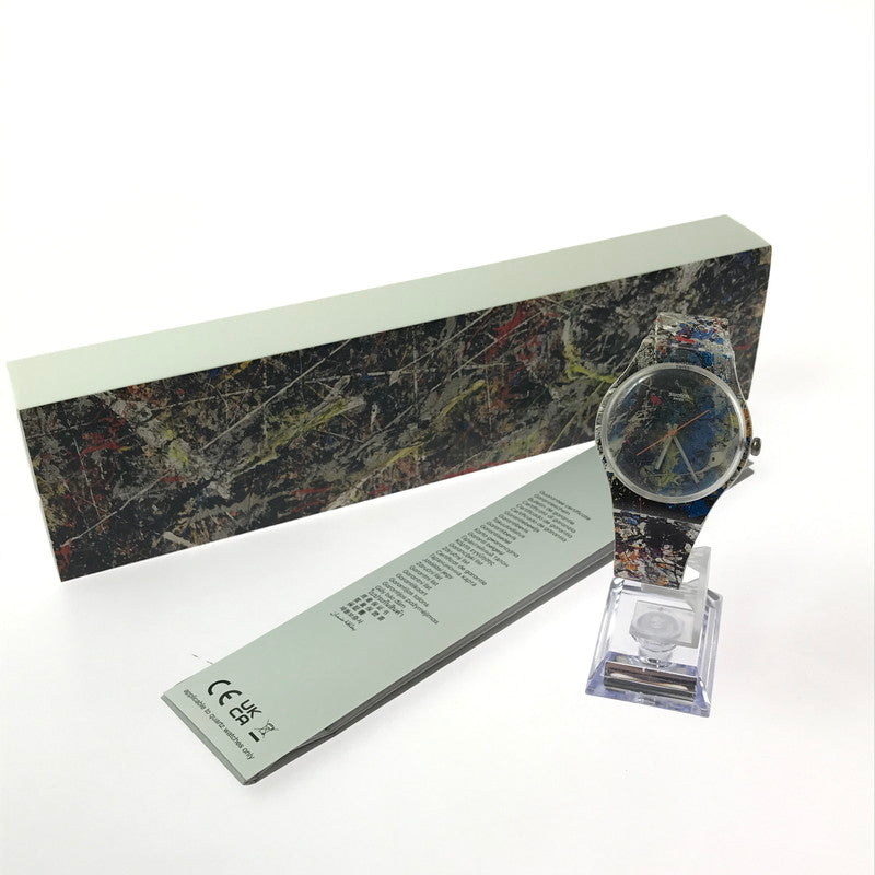 【中古品】【メンズ】 ×GUGGENHEIM グッゲンハイム POLLOCK'S ALCHEMY SUOZ366 ポロックズ アルケミー クォーツ腕時計 197-260418-na-20-tagh カラー：マルチカラー 万代Net店