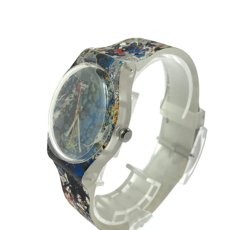 【中古品】【メンズ】 ×GUGGENHEIM グッゲンハイム POLLOCK'S ALCHEMY SUOZ366 ポロックズ アルケミー クォーツ腕時計 197-260418-na-20-tagh カラー：マルチカラー 万代Net店