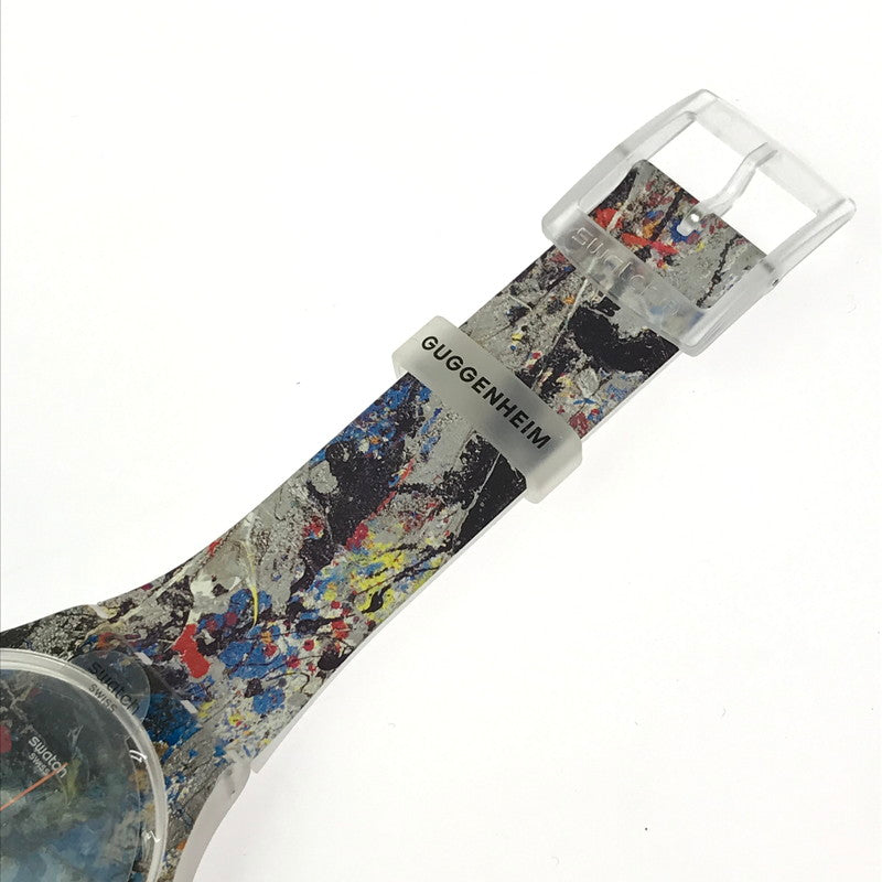 【中古品】【メンズ】 ×GUGGENHEIM グッゲンハイム POLLOCK'S ALCHEMY SUOZ366 ポロックズ アルケミー クォーツ腕時計 197-260418-na-20-tagh カラー：マルチカラー 万代Net店