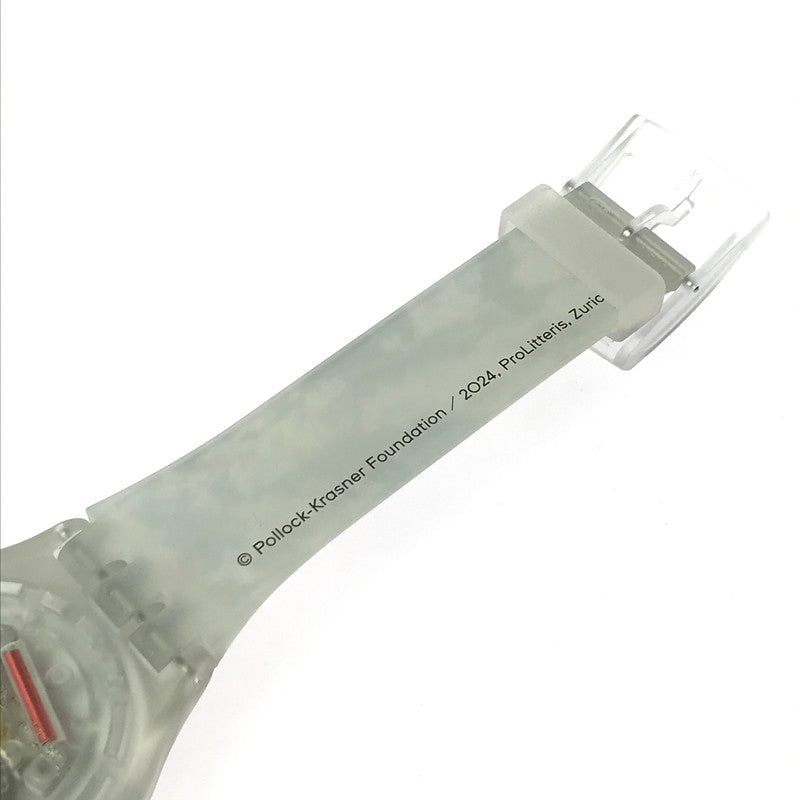 【中古品】【メンズ】 ×GUGGENHEIM グッゲンハイム POLLOCK'S ALCHEMY SUOZ366 ポロックズ アルケミー クォーツ腕時計 197-260418-na-20-tagh カラー：マルチカラー 万代Net店