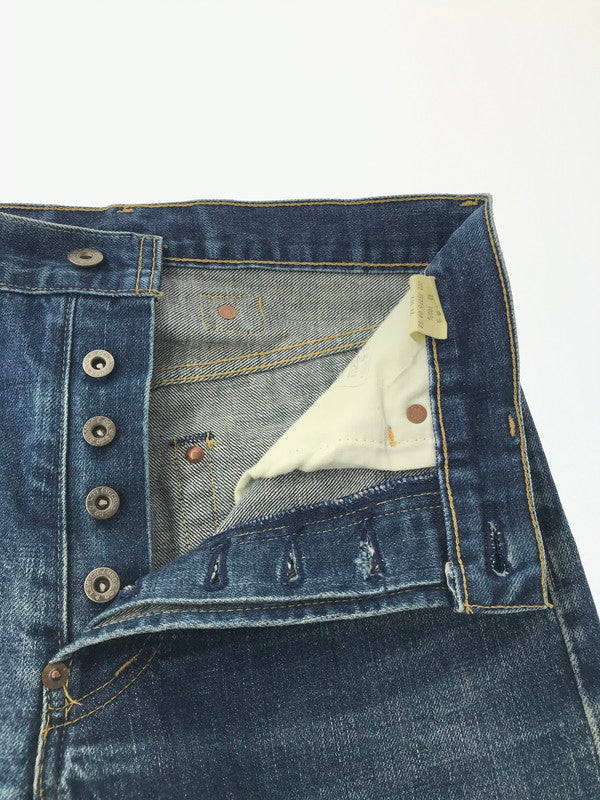 【中古品】【メンズ】 Levi's リーバイス 90's DENIM PANTS J22刻印 日本製 BIG-E 92年製 701XX 90年代 デニムパンツ ボトムス 157-260221-rt-10-tag サイズ：W31 カラー：ブルー 万代Net店