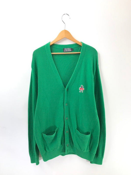 【中古品】【メンズ】 HYSTERIC GLAMOUR ヒステリックグラマー VIXEN GIRL KNIT CARDIGAN 02233ND02 ニット カーディガン 140-260221-na-09-tag サイズ：L カラー：グリーン 万代Net店