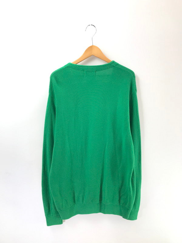 【中古品】【メンズ】 HYSTERIC GLAMOUR ヒステリックグラマー VIXEN GIRL KNIT CARDIGAN 02233ND02 ニット カーディガン 140-260221-na-09-tag サイズ：L カラー：グリーン 万代Net店