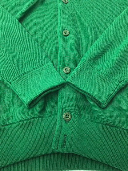 【中古品】【メンズ】 HYSTERIC GLAMOUR ヒステリックグラマー VIXEN GIRL KNIT CARDIGAN 02233ND02 ニット カーディガン 140-260221-na-09-tag サイズ：L カラー：グリーン 万代Net店