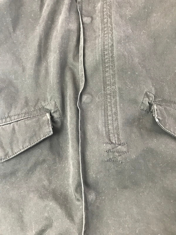 【現状渡し品】【メンズ】 GAP ギャップ QUILTING LINER HOODED MILITARY JACKET BLACK 304027 キルティング ライナー フーデッド ミリタリー ジャケット 146-260227-rt-09-tag サイズ：M カラー：ブラック 万代Net店