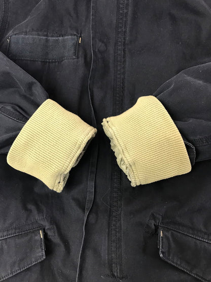 【現状渡し品】【メンズ】 GAP ギャップ QUILTING LINER HOODED MILITARY JACKET BLACK 304027 キルティング ライナー フーデッド ミリタリー ジャケット 146-260227-rt-09-tag サイズ：M カラー：ブラック 万代Net店