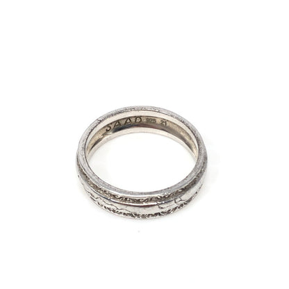 【中古品】【メンズ】 SAAD サード SV925 SUN SYMBOL&ARABESQUE RING サンシンボル＆アラベスク リング アクセサリー 191-260218-rt-13-tag カラー：シルバー 万代Net店