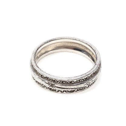 【中古品】【メンズ】 SAAD サード SV925 SUN SYMBOL&ARABESQUE RING サンシンボル＆アラベスク リング アクセサリー 191-260218-rt-13-tag カラー：シルバー 万代Net店