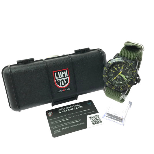 【中古美品】【メンズ】 LUMINOX ルミノックス RECON POINT MAN 8820 HERITAGE SERIES リーコン ポイント マン 腕時計 197-260308-na-19-tag カラー：グリーン/ブラック 万代Net店