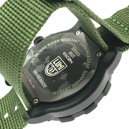 【中古美品】【メンズ】 LUMINOX ルミノックス RECON POINT MAN 8820 HERITAGE SERIES リーコン ポイント マン 腕時計 197-260308-na-19-tag カラー：グリーン/ブラック 万代Net店