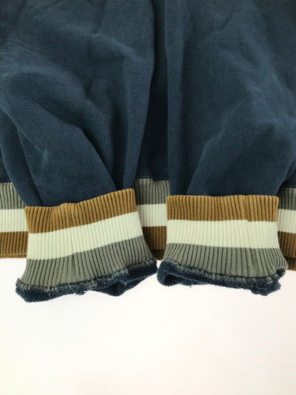 【中古品】【メンズ】 XLARGE エクストララージ 21AW RIB LINE CREWNECK SWEAT 101213012003 リブ ライン クルーネック スウェット トレーナー 142-260221-na-04-tag サイズ：XL カラー：ネイビー 万代Net店