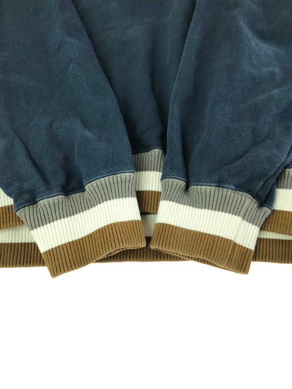【中古品】【メンズ】 XLARGE エクストララージ 21AW RIB LINE CREWNECK SWEAT 101213012003 リブ ライン クルーネック スウェット トレーナー 142-260221-na-04-tag サイズ：XL カラー：ネイビー 万代Net店