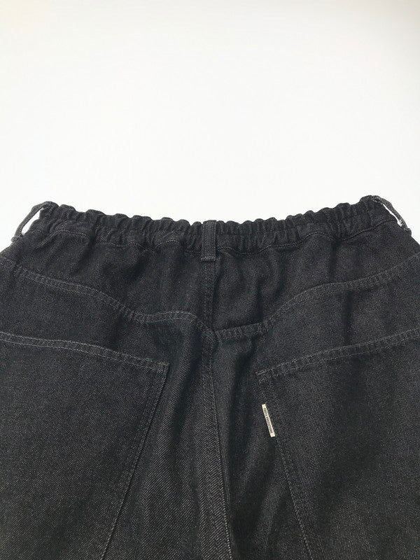 【中古品】【メンズ】 COOTIE クーティー 5POCKET DENIM EASY PANTS BLACK ONE WASH デニム イージー パンツ ジーンズ 153-260221-rt-05-tag サイズ：M カラー：ブラック 万代Net店