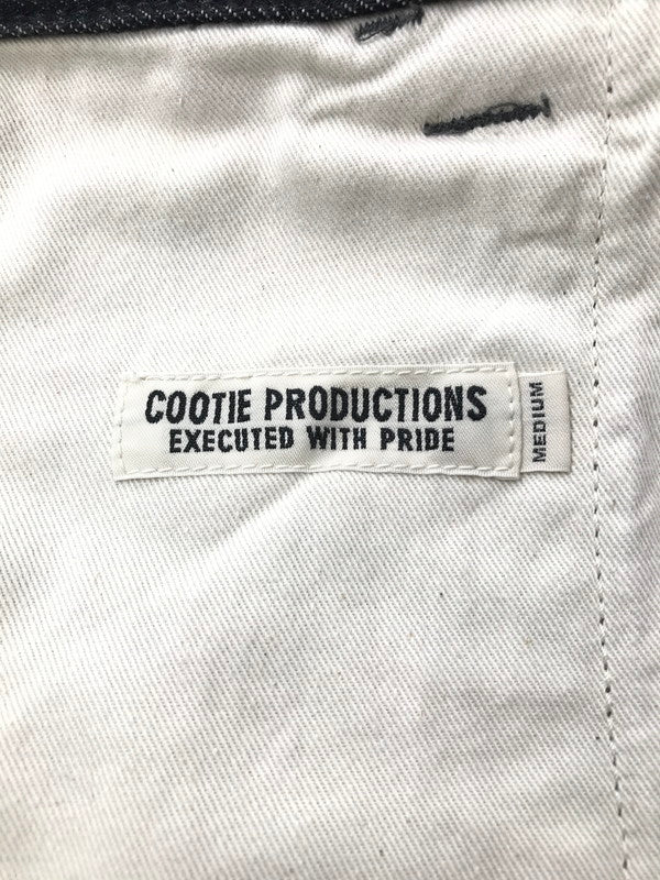 【中古品】【メンズ】 COOTIE クーティー 5POCKET DENIM EASY PANTS BLACK ONE WASH デニム イージー パンツ ジーンズ 153-260221-rt-05-tag サイズ：M カラー：ブラック 万代Net店