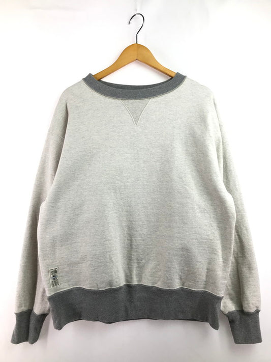 【中古品】【メンズ】 Nigel Cabourn ナイジェルケーボン 20.5OZ CREWNECK SWEATSHIRT 8047-00-20045 クルーネック スウェットシャツ トレーナー 145-260221-na-07-tag サイズ：52 カラー：ホワイト/グレー系 万代Net店