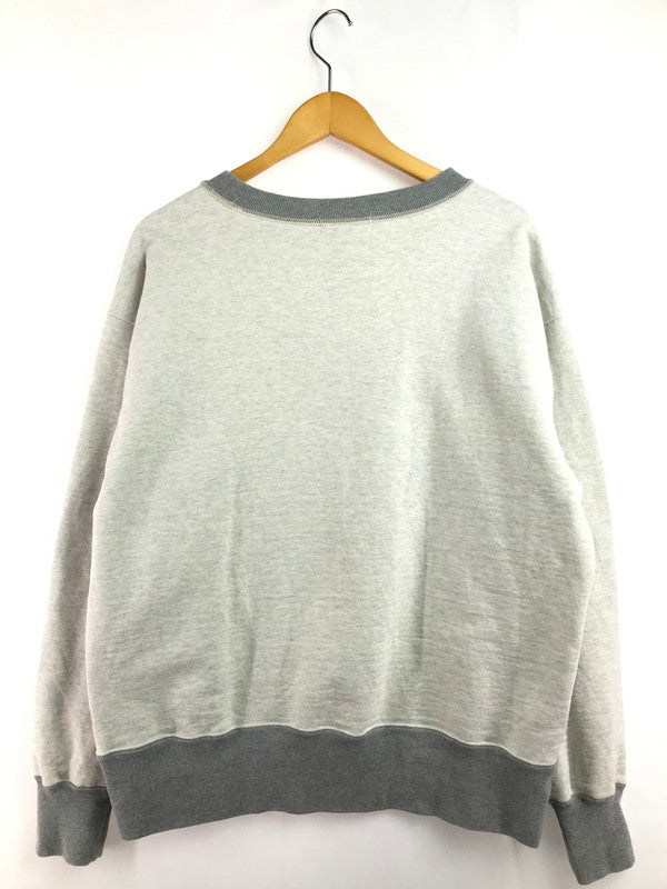 【中古品】【メンズ】 Nigel Cabourn ナイジェルケーボン 20.5OZ CREWNECK SWEATSHIRT 8047-00-20045 クルーネック スウェットシャツ トレーナー 145-260221-na-07-tag サイズ：52 カラー：ホワイト/グレー系 万代Net店