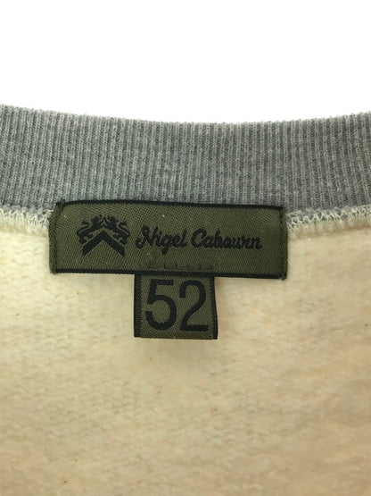 【中古品】【メンズ】 Nigel Cabourn ナイジェルケーボン 20.5OZ CREWNECK SWEATSHIRT 8047-00-20045 クルーネック スウェットシャツ トレーナー 145-260221-na-07-tag サイズ：52 カラー：ホワイト/グレー系 万代Net店