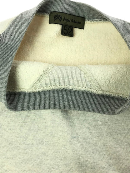 【中古品】【メンズ】 Nigel Cabourn ナイジェルケーボン 20.5OZ CREWNECK SWEATSHIRT 8047-00-20045 クルーネック スウェットシャツ トレーナー 145-260221-na-07-tag サイズ：52 カラー：ホワイト/グレー系 万代Net店