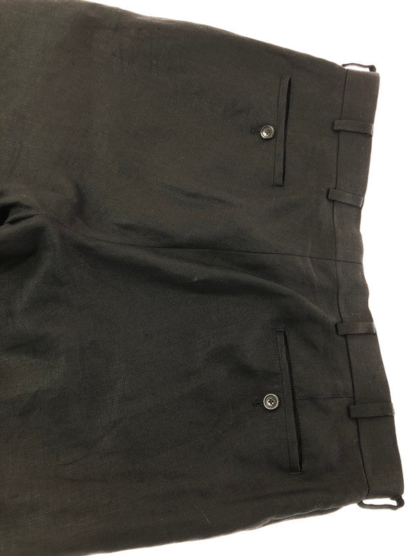 【中古品】【メンズ】 Brooks Brothers ブルックスブラザーズ MADISON FIT LINEN SLACKS PANTS 19-20-8341 マディソン フィット リネン スラックス パンツ 158-260222-rt-09-tag サイズ：34 カラー：ブラック 万代Net店