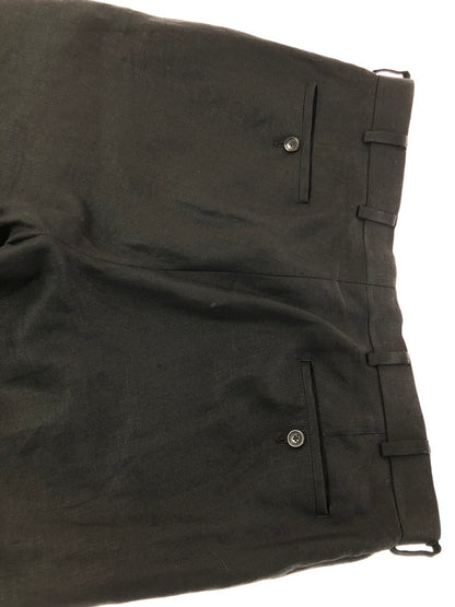 【中古品】【メンズ】 Brooks Brothers ブルックスブラザーズ MADISON FIT LINEN SLACKS PANTS 19-20-8341 マディソン フィット リネン スラックス パンツ 158-260222-rt-09-tag サイズ：34 カラー：ブラック 万代Net店